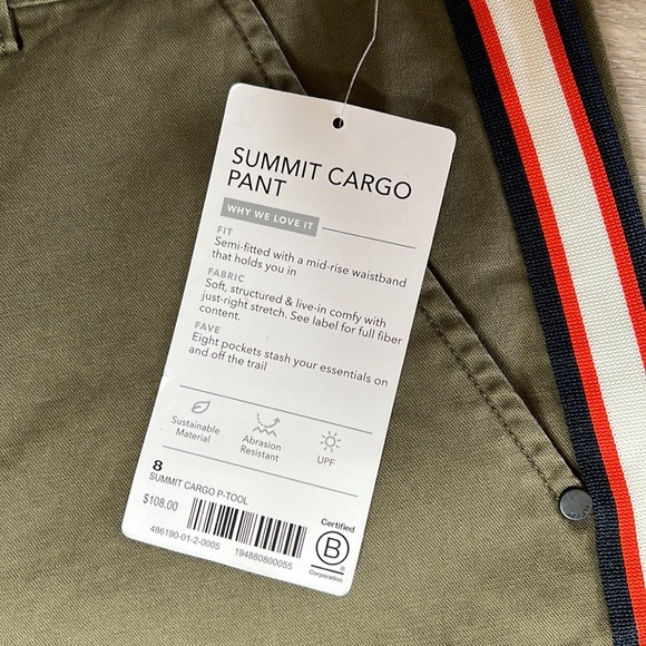 Athleta Summit Cargo Pant NWT - Picture 2 of 4